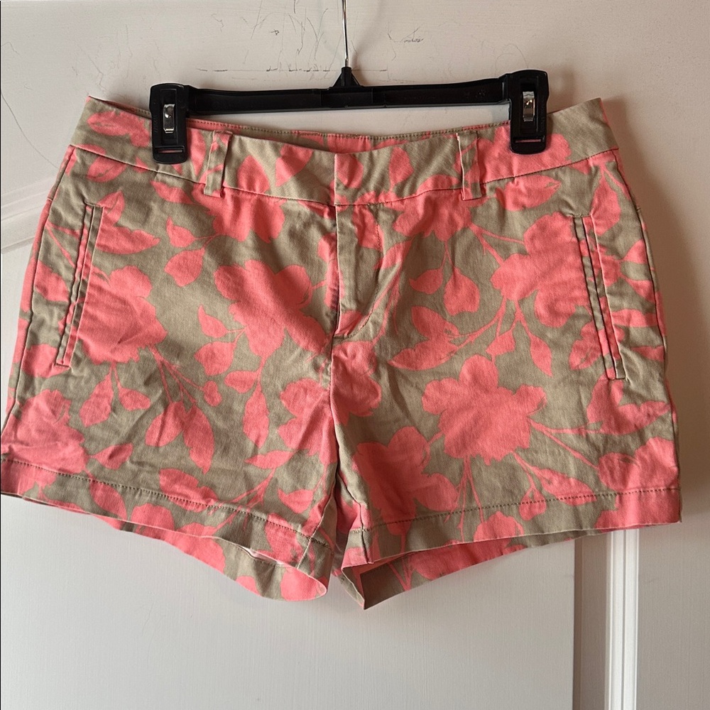 JCP Shorts size 8 pink flowers